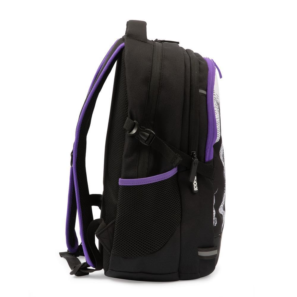 OCTOPUS - Zaino, 2 Scomparti E Tasche Interne,Tasche Porta Borraccia, Schienale E Spallacci Imbottiti, Lt 24, Dim 32x44x19,Scuola Medie