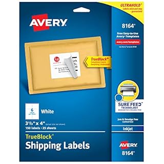 Avery Shipping Address Labels, Inkjet Printers, 150 Labels, 3 ...
