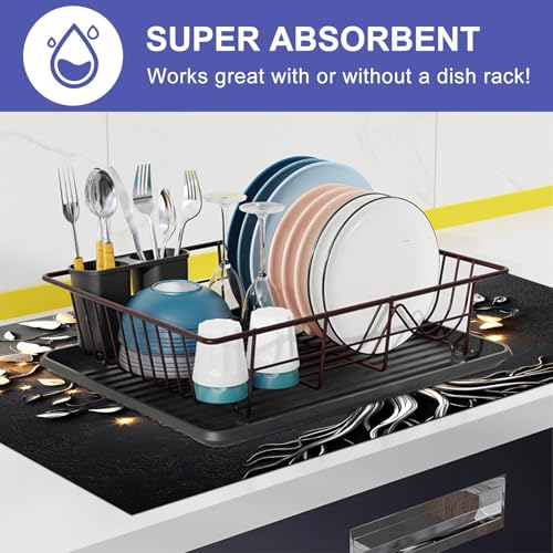 Image of HOMETITUTE Coffee Stove Cover 28x20 Diatomite Heat Resistant Non Slip Pad (pattern*7)
