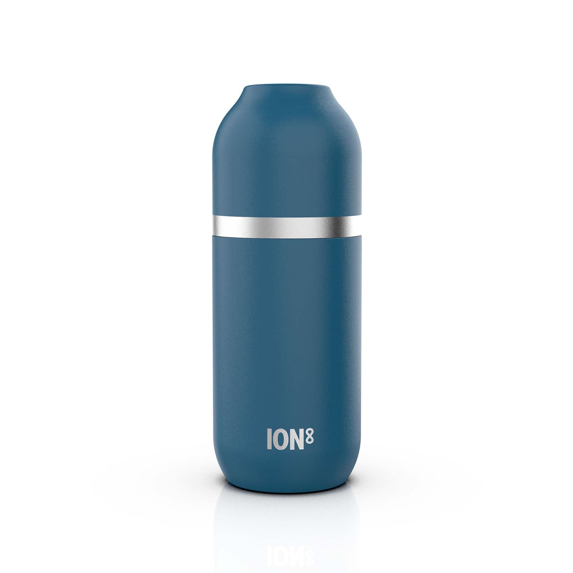 ION8 Vakuumisolierte ThermoShield-Flasche für Heiße oder Kalte Getränke,Großer Isolierter Becher,2-Tassen-Kapazität, Magnetverschluss und Weiches Bodenpolster Stilvoll und Umweltfreundlich,Tiefes Teal