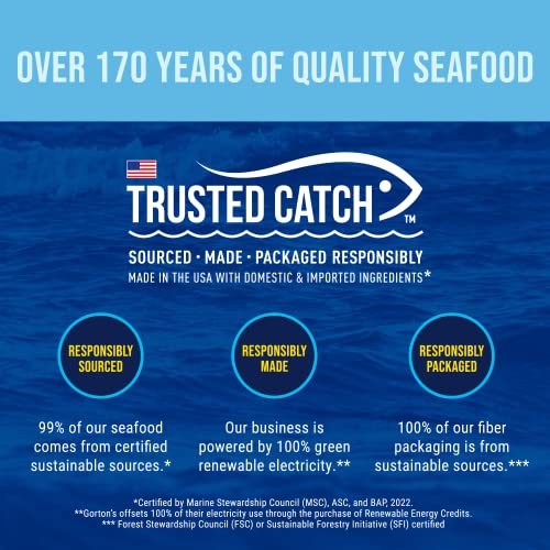 Gorton’s Parmesan Crusted Fish 100% Whole Fillets, Wild Caught Alaskan Pollock, Frozen, 10 Count, 18.2 Ounce Resealable Bag #TOP5