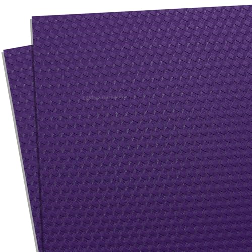 HOLSTEX Thermoform Sheet - (Basketweave Texture) - (.080 Thickness) - (8in x 8in Sheet) - (Purple Haze) - (2 Sheets) - for Holster Making, DIY Cosplay, Airsoft Armor