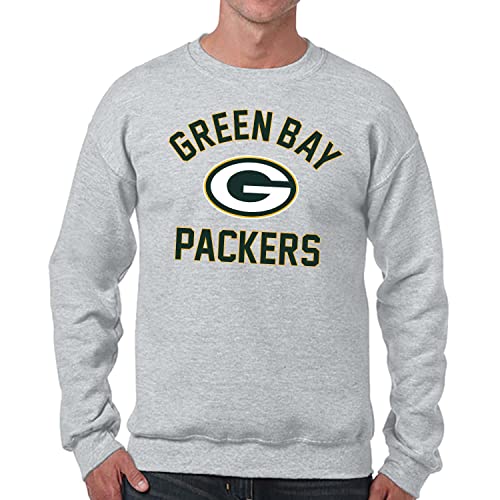 Team Fan Apparel NFL Adult Gameday Football Crewneck Sweatshirt - Cotton Blend - Stay warm, comfortable & stylish on game day