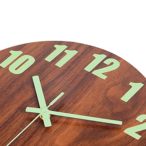 DIYZON Orologio da Parete Luminoso, Orologio da