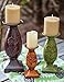 Manual Woodworkers Butterfly Ferns Ceramic Candle Holder S/3 - ICBFCH