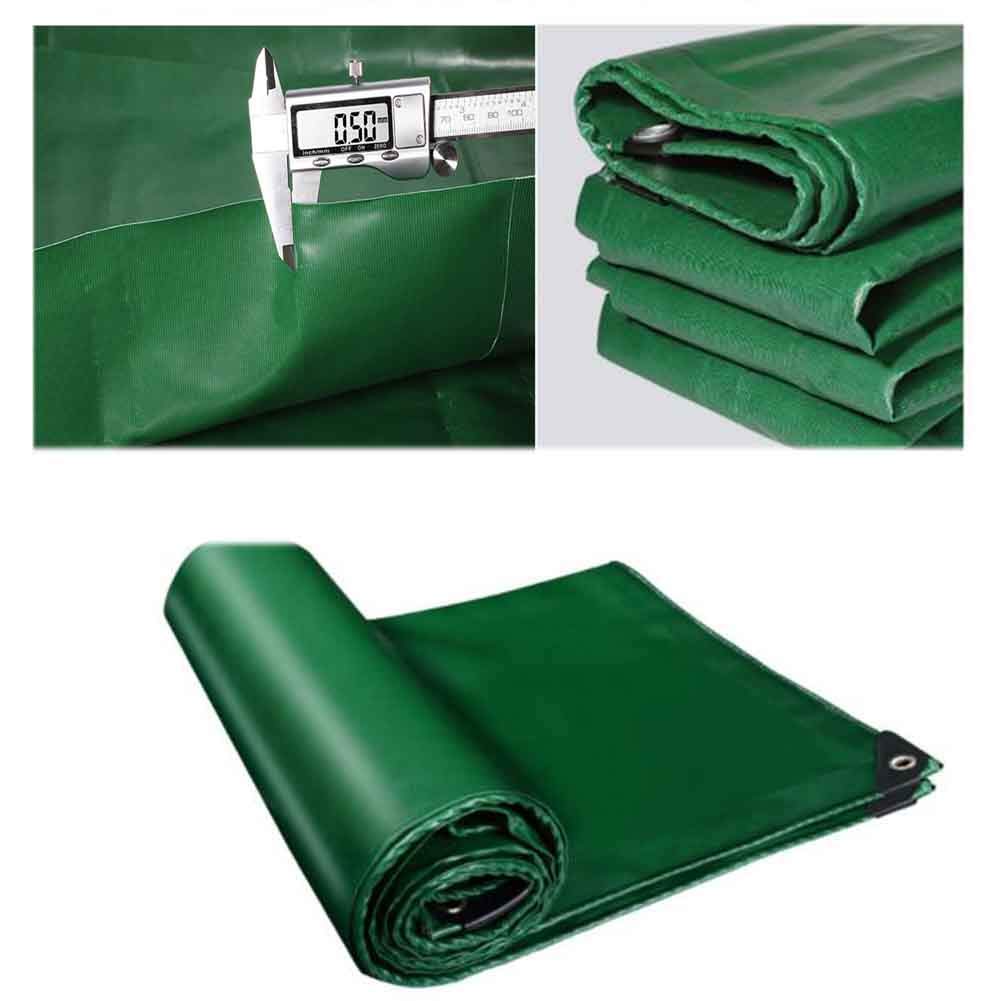 Bâche Robuste 100% imperméable et résistante aux intempéries, Poids 450 g + 20 g/m², Chaque carré épais pour Pare-Soleil extérieur