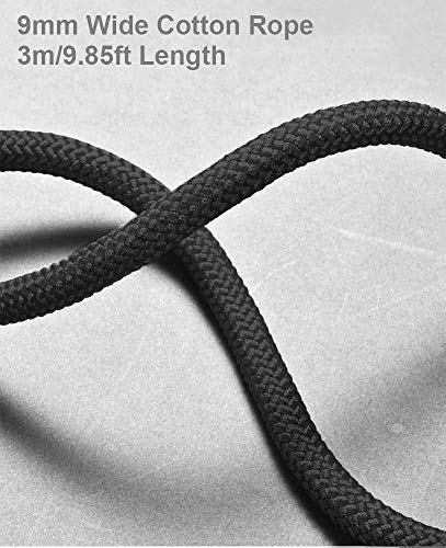 Weighted Jump Rope Speed Jumping Rope Heavy Rope Skipping Workout Rope Length Adjustable Grips for Women Men Kid Gym Home Fitness Exercise Weight Loss Crossfit MMA Boxing Cardio Endurance Training