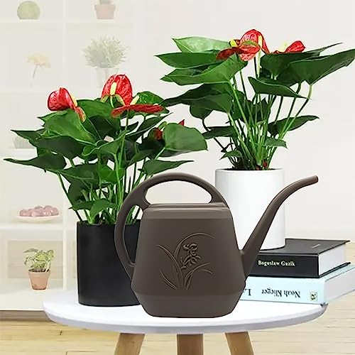 Image of Grip Plant Watering Can - Coffee Color - 1 /2 Gallon