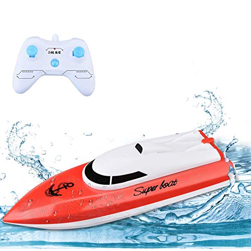RC Boat Remote Control Boats for Pools and Lakes, STOTOY Racing Boat 2.4GHz 14km/h Mini Remote Boat Toys for Kids Boys Girls â€¦