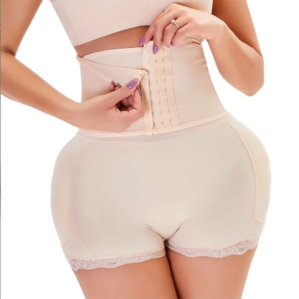 ISCBAFYX Kontrola majtek wysokiej talii Slim Corset Hip Ends Kobieta brzuch Zwiększ wyściełane majtki podnośnika tyłka
