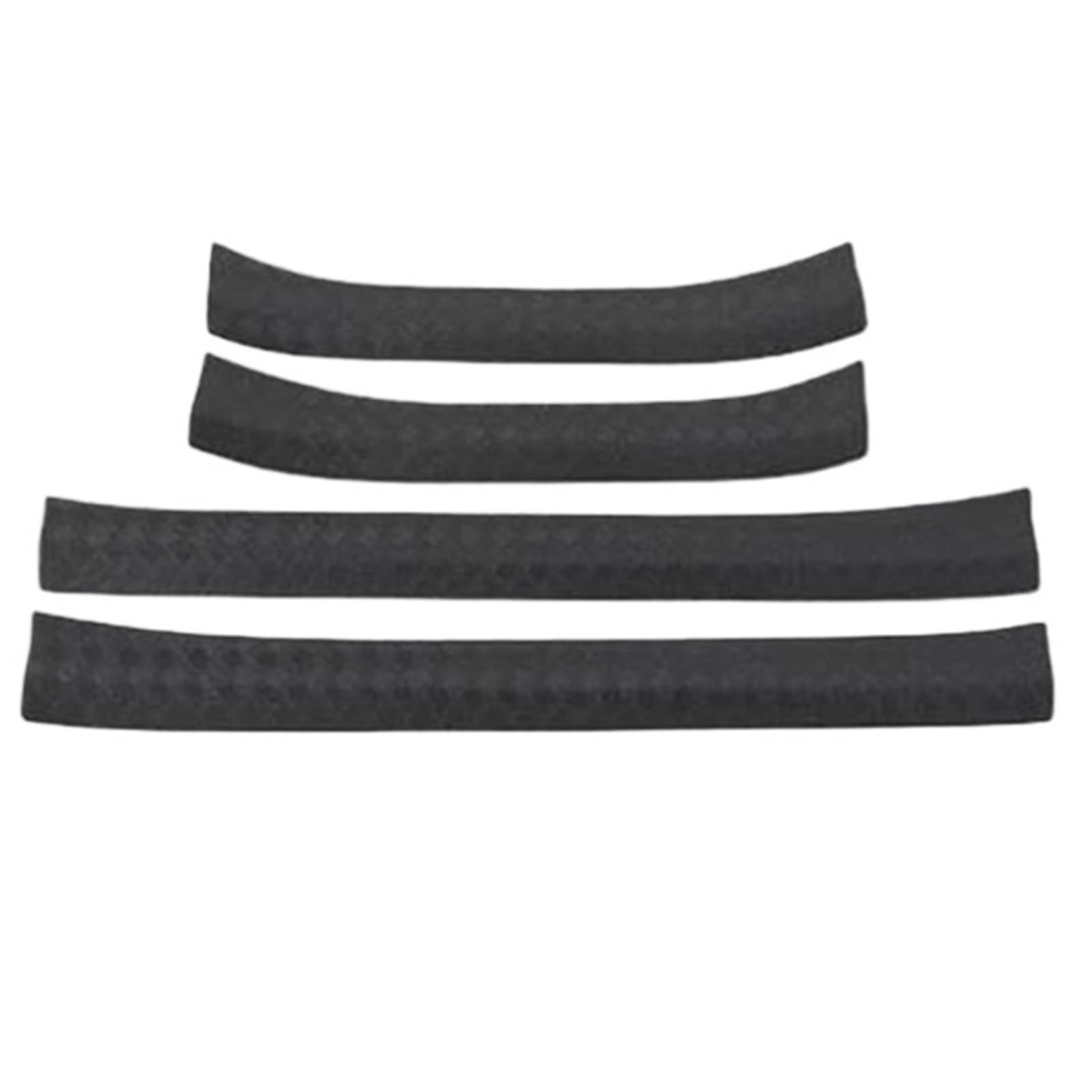 for Land Rover for Defender 90/110/130 2020 + Car Styling Door Sill Threshold Scuff Welcome Pedal Cover Sticker(Matt Black,110 130)