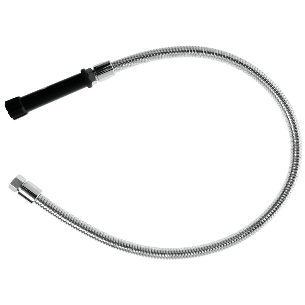 Dishwashing Pre-Rinse Unit Hose Only Stainless Steel - 44" L by HUBERT – Stainless Steel, Silver, Model 5HSE44
