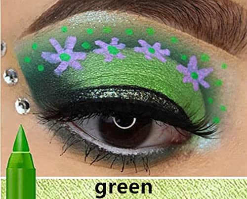 Set 4 Lápices Delineadores Verde con Sombras Metalizadas miniatura 2