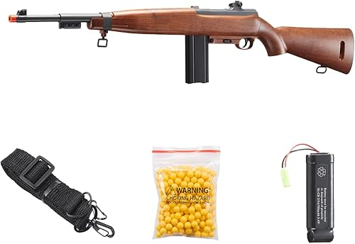 Rifle de Airsoft Clásico de la Segunda Guerra Mundial M1 Airsoft Carabina LPEG AEG Caja de cambios de plástico