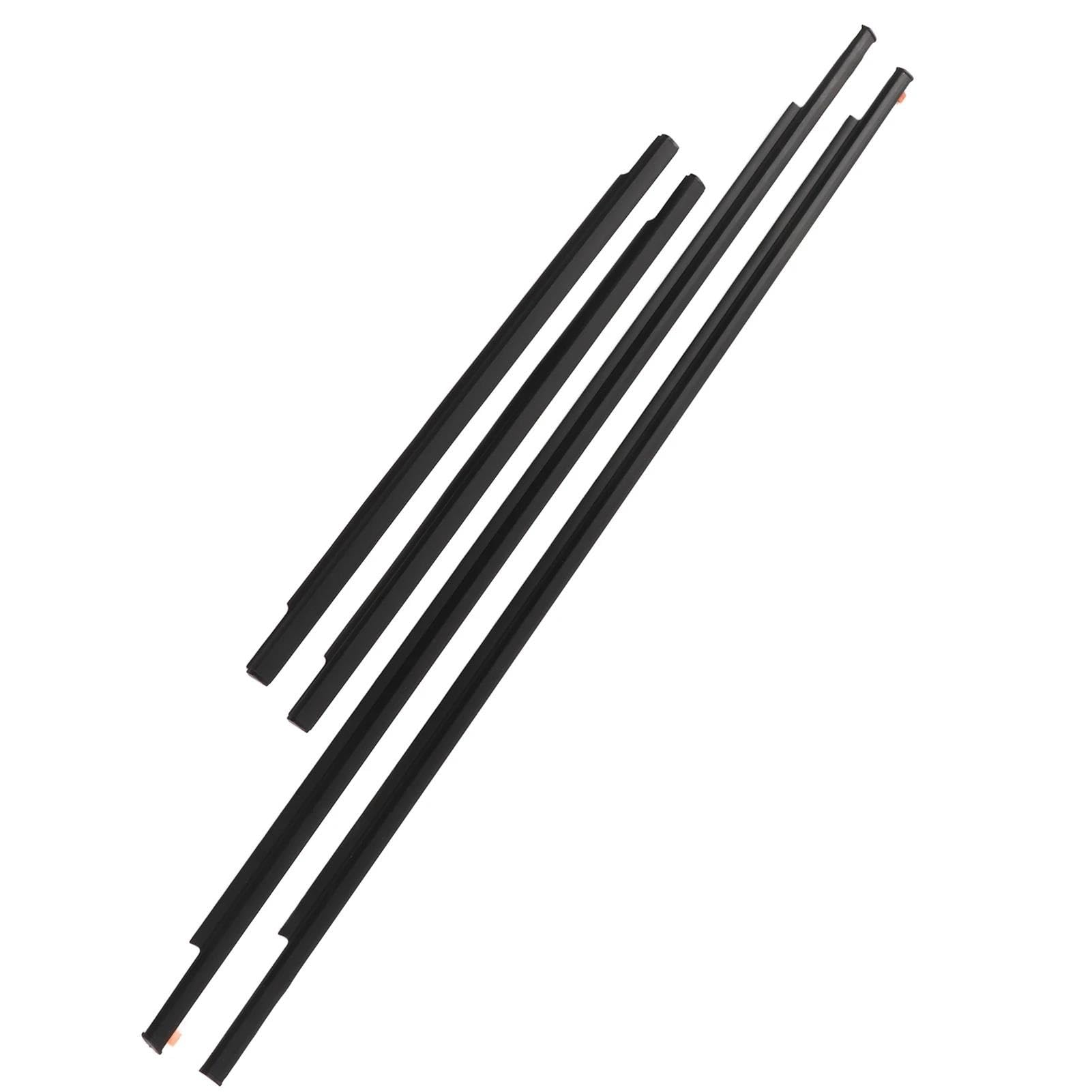 Door Window Moulding Trim 6816235073 Front Rear Weatherstrip Replacement for FJ for Cruiser 2007‑2014 Rubber