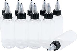 PET Plastic Extruded Liquid Bottle,squeeze bottle,dropper ,dispensing bottle,10 Pcs 1 oz Bottles,Laboratory wash Bottle,drip Bottle,Tattoo Ink,Watercolor Pigment Bottle, Ink Discharge Bottle(30ml)