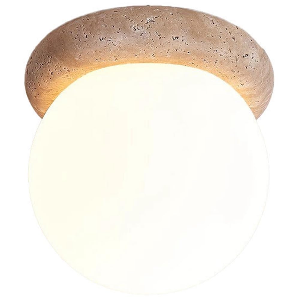 UDSKNV[KSL Yellow Travertine LED Wall Sconce Lamp Nordic Modern Design for Bedroom Decor Bathroom Mirror Stair Lighting Pared