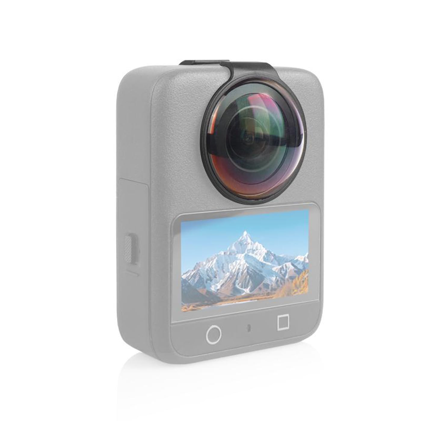 PULUZ Protections d'objectif de qualité supérieure pour DJI Osmo 360 optique 10H en verre trempé, coque de protection HD, anti-poussière et anti-rayures, accessoires pour bouchon d'objectif Osmo 360