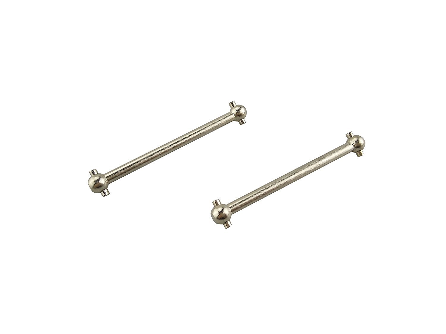 sea jump 2 pcs Metal Front Rear F/R Dogbone Drive Shaft A959-07 for WLtoys A949 A959 A969 A979 K929 A959-B A969-B A979-B K929-B Upgrade Parts Buggy Spare Accessories,Silvery