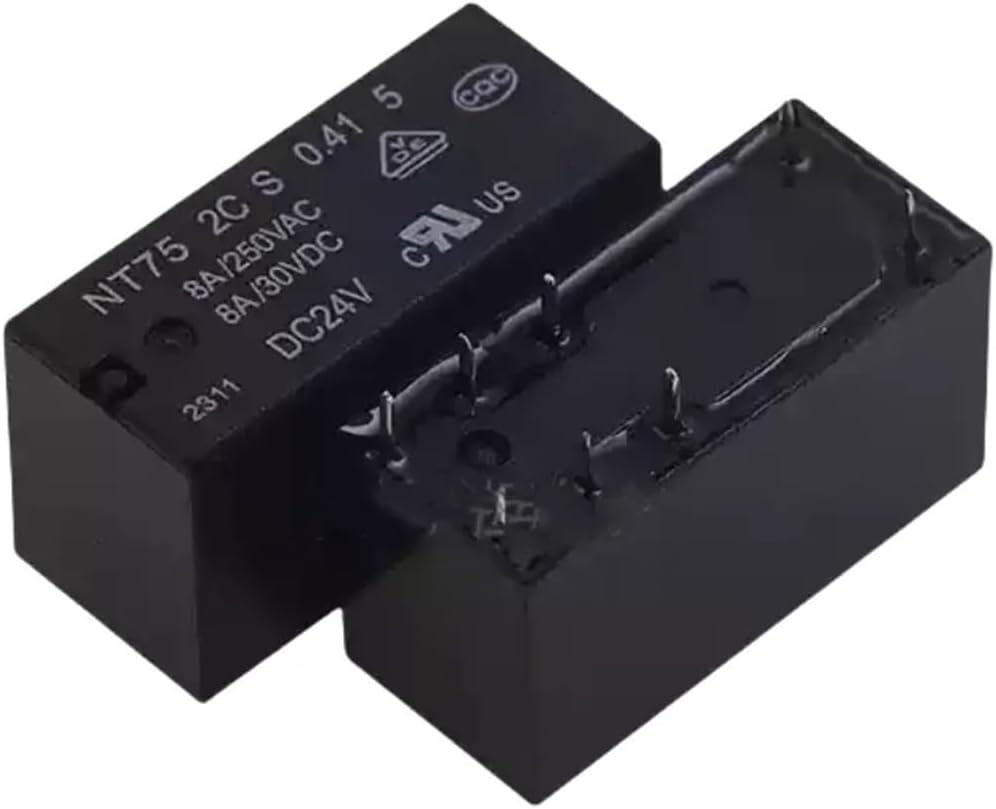 10PCS 8PIN 8A RELAY NT75-2C-S-0.41-5 12V DC12V LLBOGRGGN