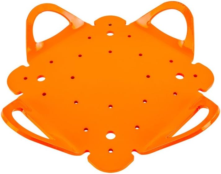 Malta Dynamics 4-Way Anchor Plate with 4 Connection Points, Powder Coated Steel Anchor for Wood, Metal, or Concrete Roofs, OSHA/ANSI Compliant