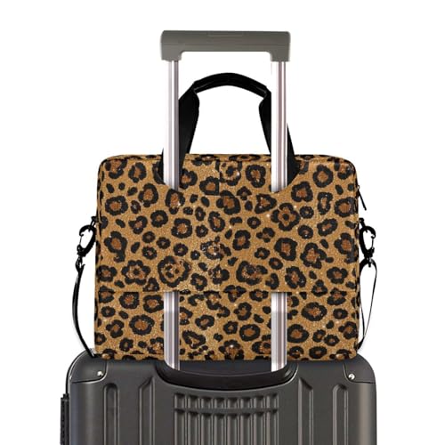 Bolso para Laptop 15.6 pulgadas con asa y correa marrón miniatura 4