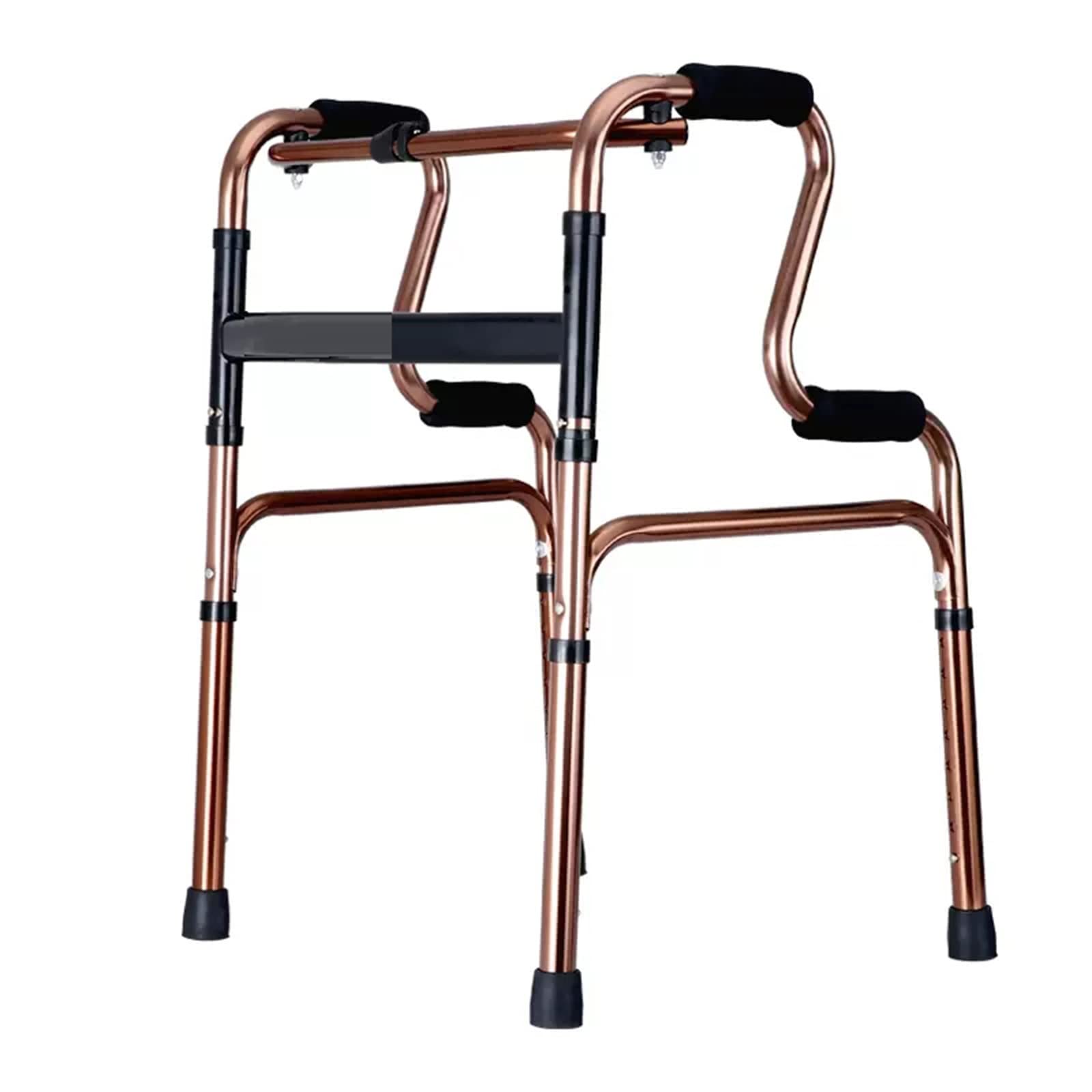 LHX Special armrest Frame for The Elderly to Assist Walking with Four Legs (Color : Gold)