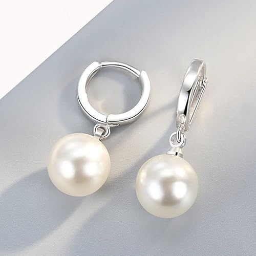 Caondy Dangle Pearl Earrings For Women Set Girls Drop Stud Earrings Jewelry Hypoallergenic Sterling Silver Ear Ornaments That Can Be Worn For Weddings #TOP6