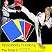 VEAREAR Rebreakable Board Martial Arts, Reusable Karate Board for Breaking Kids, Taekwondo Punching Board, Boxing Practice Equipment for Kids Adults Speed Strength Training (Black)