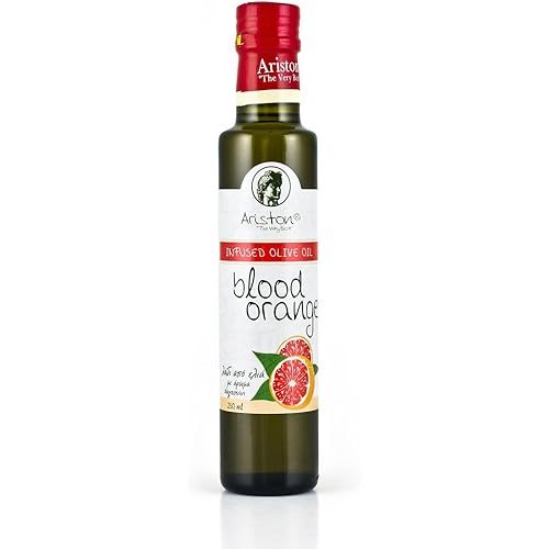 Ariston Blood Orange Infused Extra Virgin Gourmet Olive Oil (Product of Greece) 250 ml