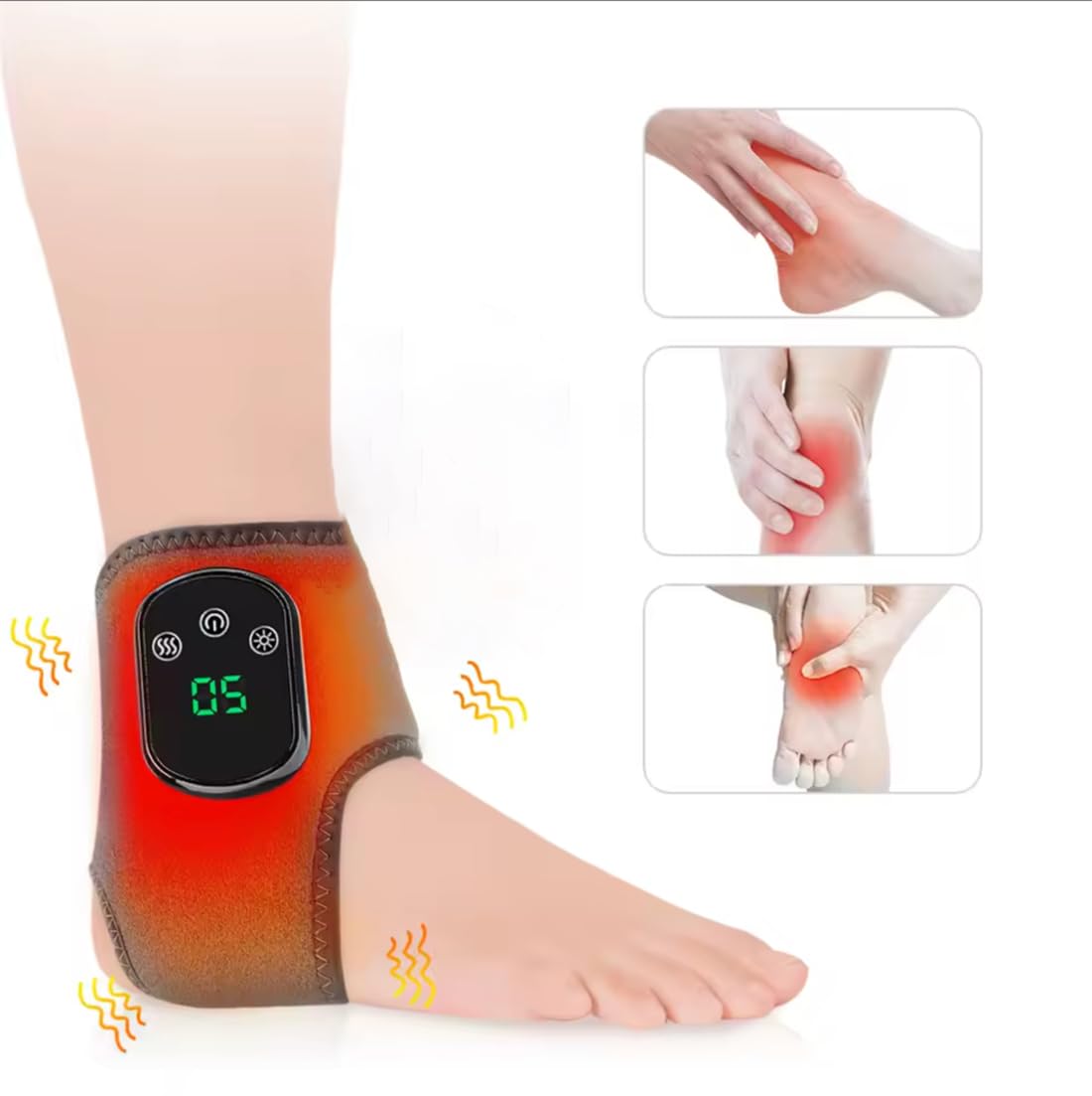 SootheStep 3-in-1 Fuß-Massagegerät für Herren und Damen – Tiefenwärme, Vibrations- und Kompressionstherapie gegen Plantarfasziitis & Neuropathie | Kabellos & Tragbar für Zuhause, Büro & Reisen