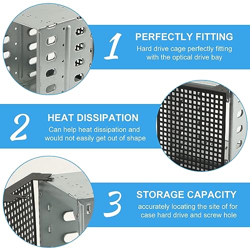 Cage para 5 discos duros 3.5" con ventilador 12cm miniatura 5