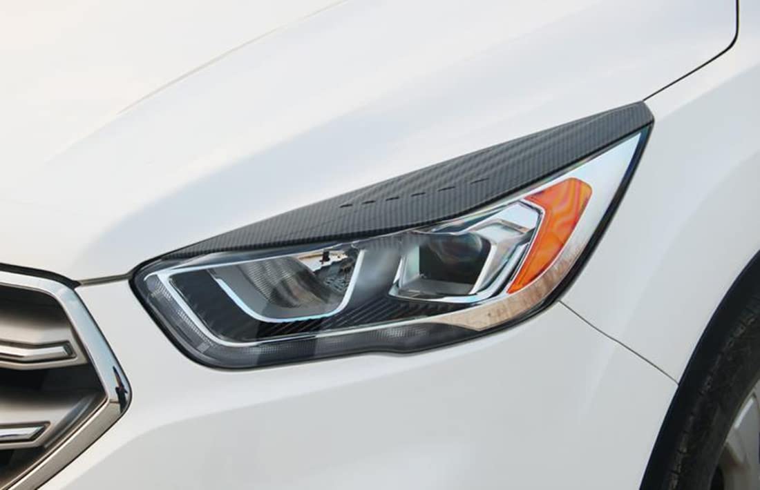Faro Sopracciglio Copertura del Sopracciglio Palpebra Anteriore Sopracciglia per Kuga/Escape 2017-2019 Adesivo Decorativo per Fanale Accessori Auto