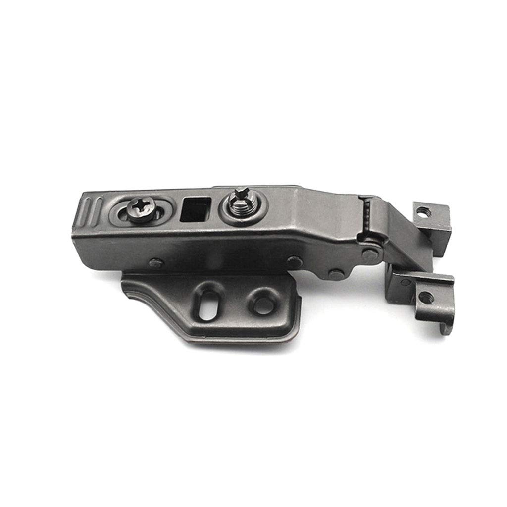 Nvsfzgiyg Nero 1Pcs Hinge Stainless Steel Hydraulic Cabinet Door Hinges Damper Buffer Soft Close(Nero)