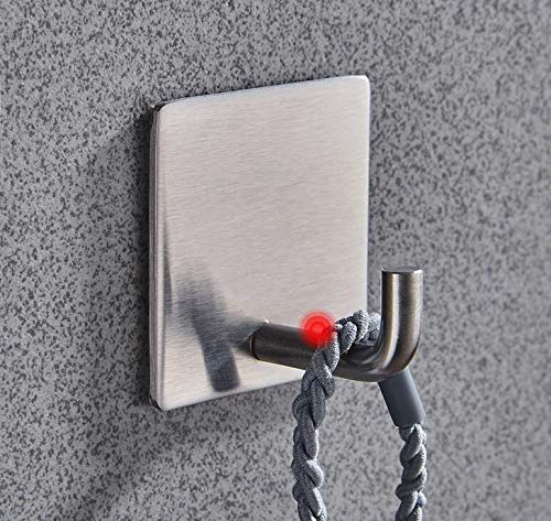 Amazon｜フック 粘着 ステンレス 壁 傷つけない 強力 壁掛けフック 耐