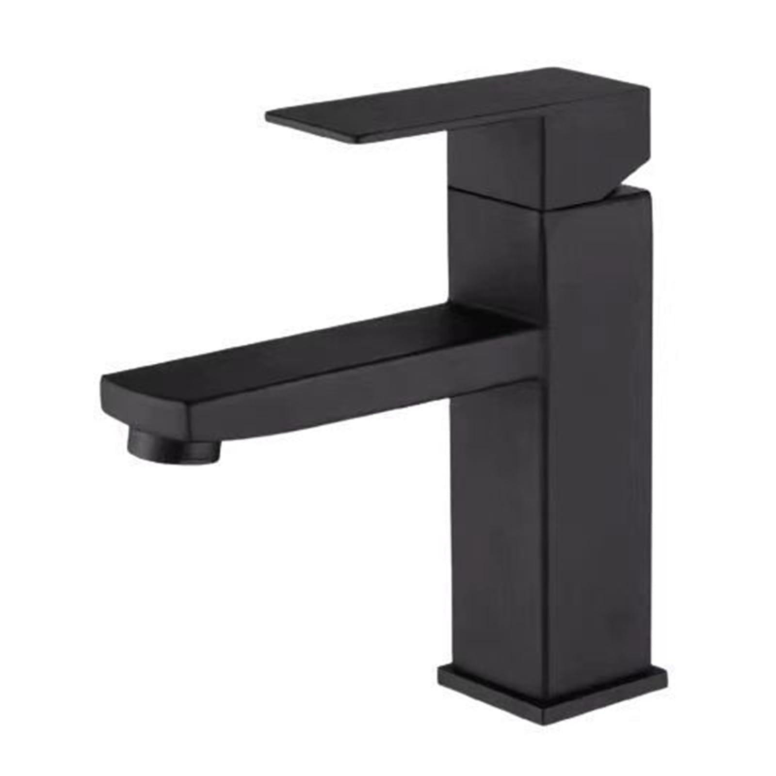 Robinet de lavabo à quatre voies cascade noir de qualité supérieure pour vasque