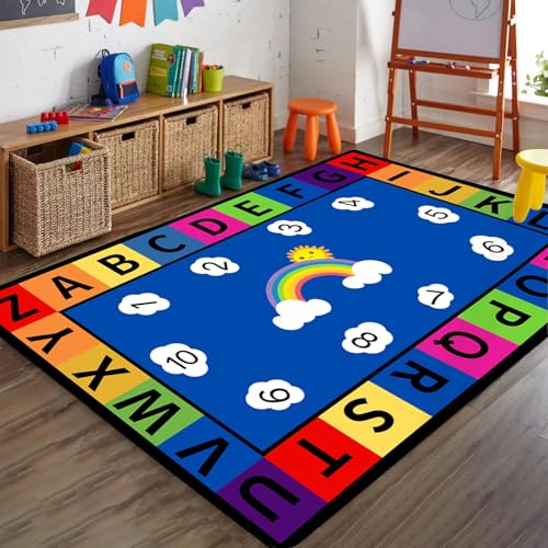 Tapete educativo ABC 182x122 cm para niños