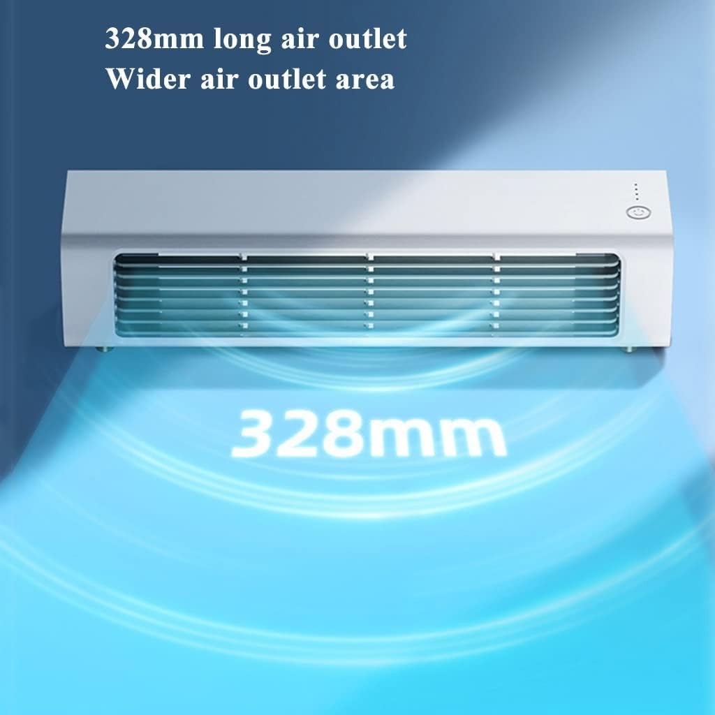 USB oplaadbare torenventilator, draagbare bladloze oscillerende bureauventilator, wandventilator voor slaapkamer/kantoor/thuis, Wiatrak Elektryczny