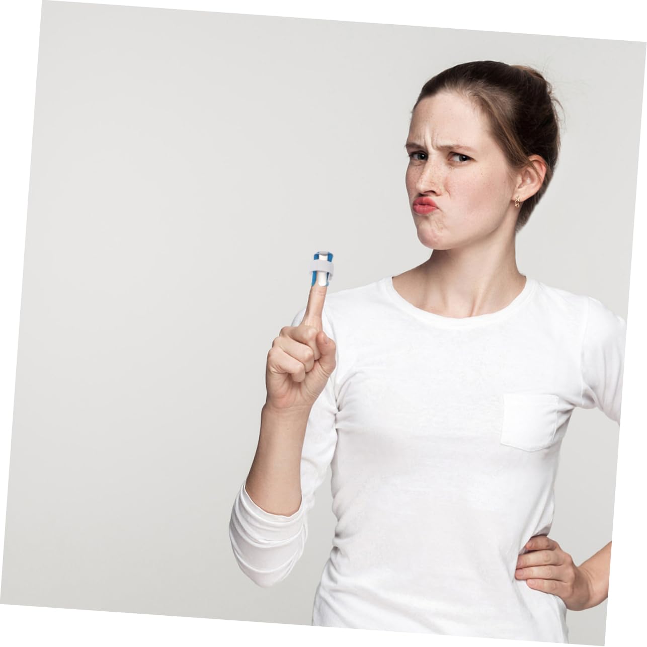 Beaupretty Finger Protector Splint 3pcs Full Finger Knuckle Support Thumb Stabilizer for Fracture Sprain Relief