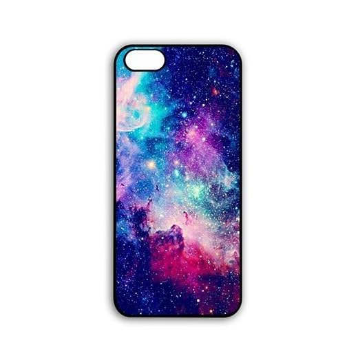 Rugged Plastic Cover Case for iPod Touch 6 Generation 6th, Galaxy Hard Shell Casing for Women
