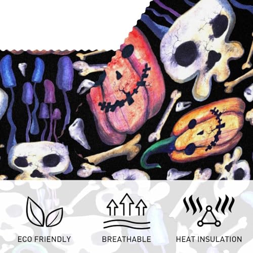 Set de table citrouille Halloween lavable résistant thermique x6