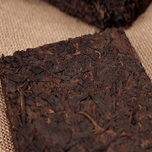 Old PU ER Tea 250g (0.55LB) Puerh Tea Brick Black Tea Comida verde Pu'er tea Puer tea Chinese tea Maduro té shu cha comida saludable Pu-erh tea Árboles viejos Pu erh tea tea tea Red tea - Imagen 5