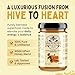 DOSE OF NATURE Raw Honey with Bee Bread | Small Batch, Unfiltered Superfood Honey Pack for Energy & Stamina | Organic Honey for Vitality, Recovery, Immunity & Daily Wellness | Wildcrafted, 50 Servings