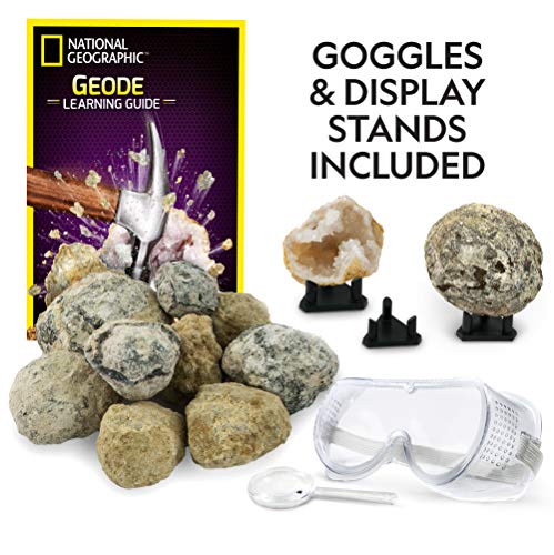 National Geographic 15 Geoden aufbrechen Enthält eine Brille, EIN detailliertes Lernhandbuch und 3 Ausstellungsstände, 6 Jahre to 99 Jahre – Bild 7