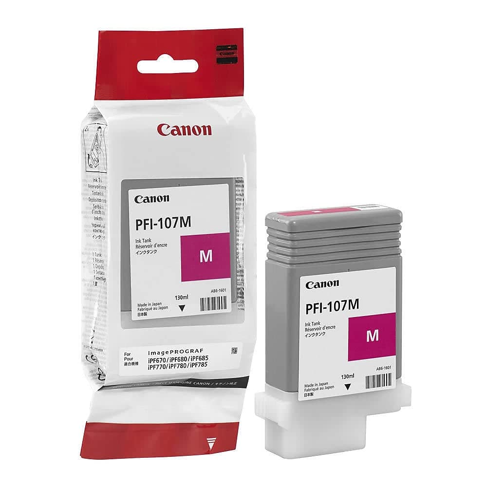Amazon.com: Canon PFI-107 Standard Ink Cartridge 6707B001 (Magenta