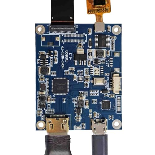 Image of 3.4 inch 800x800 IPS MIPI 330nit Round LCD Touch Screen | and 39 pins H /D Controller Board