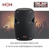 VECTOR by HH Electronics - VRE-8AG2 - Portable 300 W 8 inch 2-way active speaker with 2 Ch mixer, Bluetooth V5.0, SD & USB #1