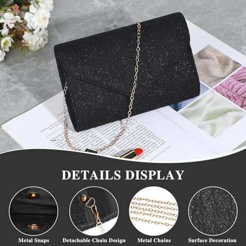 Image of UBORSE Evening Bag Lace Clutch Purse for Women Formal Elegant Envelope Wedding Party Cocktail Crossbody Shoulder Bag