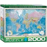 EuroGraphics Map of The World Puzzle (2000-Piece) (8220-0557)