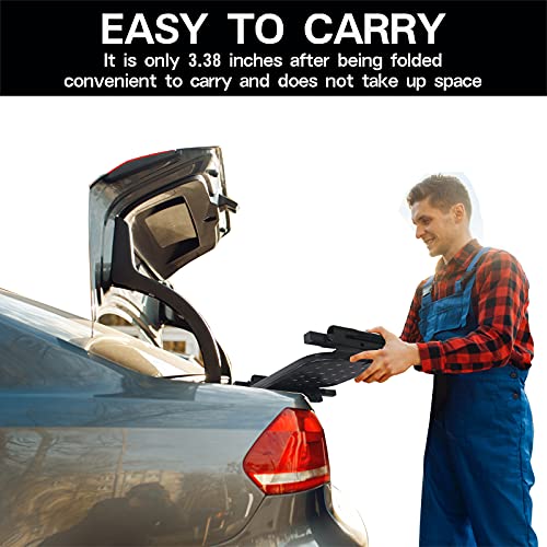 Jamgoer Folding Heavy Duty Tire Steps Load Capacity Max 300Lbs And Universal Portable Tire Width Adjustable Height Max 9.05"-11.02" For Pickup Suv Big Truck Tire #TOP5